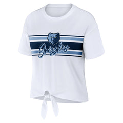 Memphis Grizzlies WEAR by Erin Andrews Women's Tie-Front T-Shirt