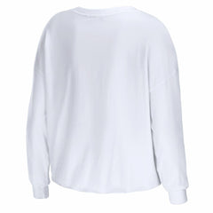 Chicago Bulls WEAR by Erin Andrews Women's Cropped Long Sleeve T-Shirt sale