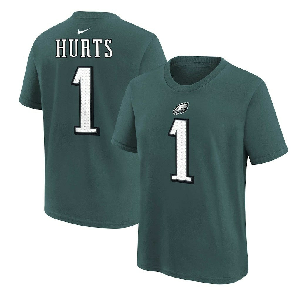 Jalen Hurts  Youth Player Name & Number T-Shirt - Philadelphia Eagles T-shirts