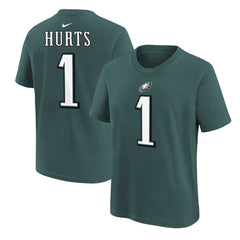 Jalen Hurts  Youth Player Name & Number T-Shirt - Philadelphia Eagles T-shirts