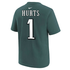 Jalen Hurts  Youth Player Name & Number T-Shirt - Philadelphia Eagles T-shirts