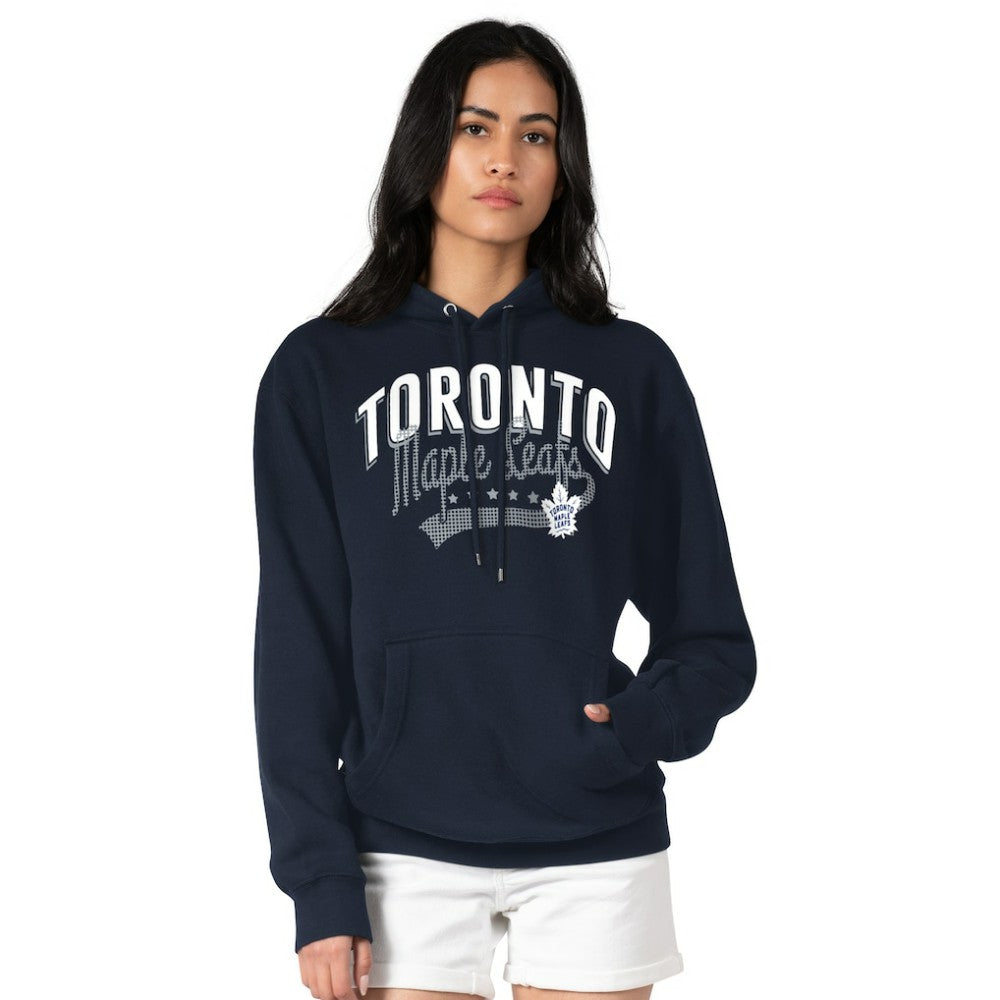 NHL Toronto Maple Leafs G-III 4Her by Carl Banks Women's Filigree Logo Pullover Hoodie – Navy