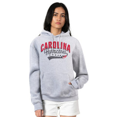 NHL Carolina Hurricanes G-III 4Her by Carl Banks Women's Filigree Logo Pullover Hoodie – Gray