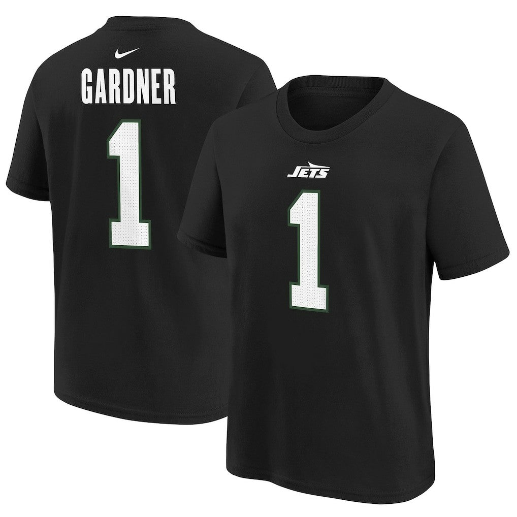 Ahmad Sauce Gardner  Youth Player Name & Number T-Shirt - New York Jets T-shirts