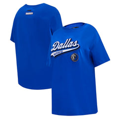 Dallas Mavericks Pro Standard Women's Script Boyfriend T-Shirt sale