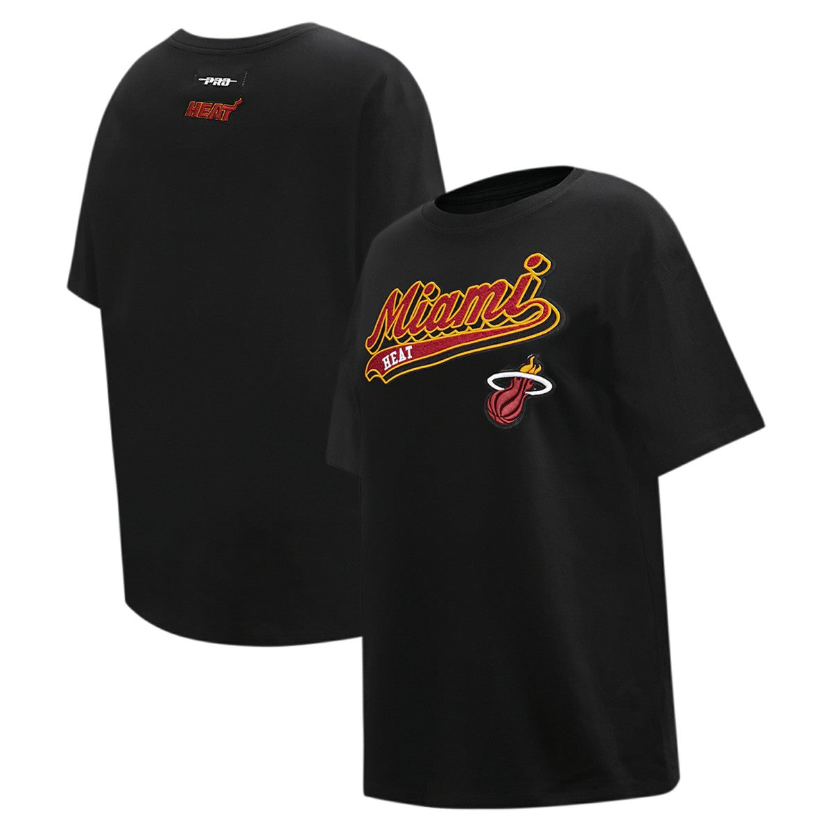 Miami Heat Pro Standard Women's Script Boyfriend T-Shirt