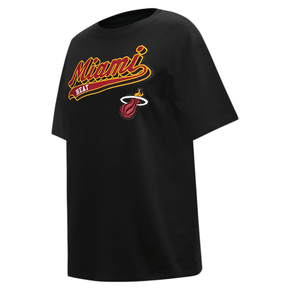 Miami Heat Pro Standard Women's Script Boyfriend T-Shirt
