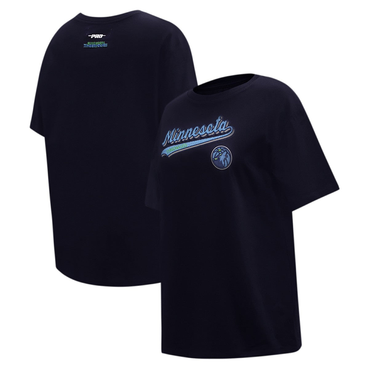 Minnesota Timberwolves Pro Standard Women's Script Boyfriend T-Shirt