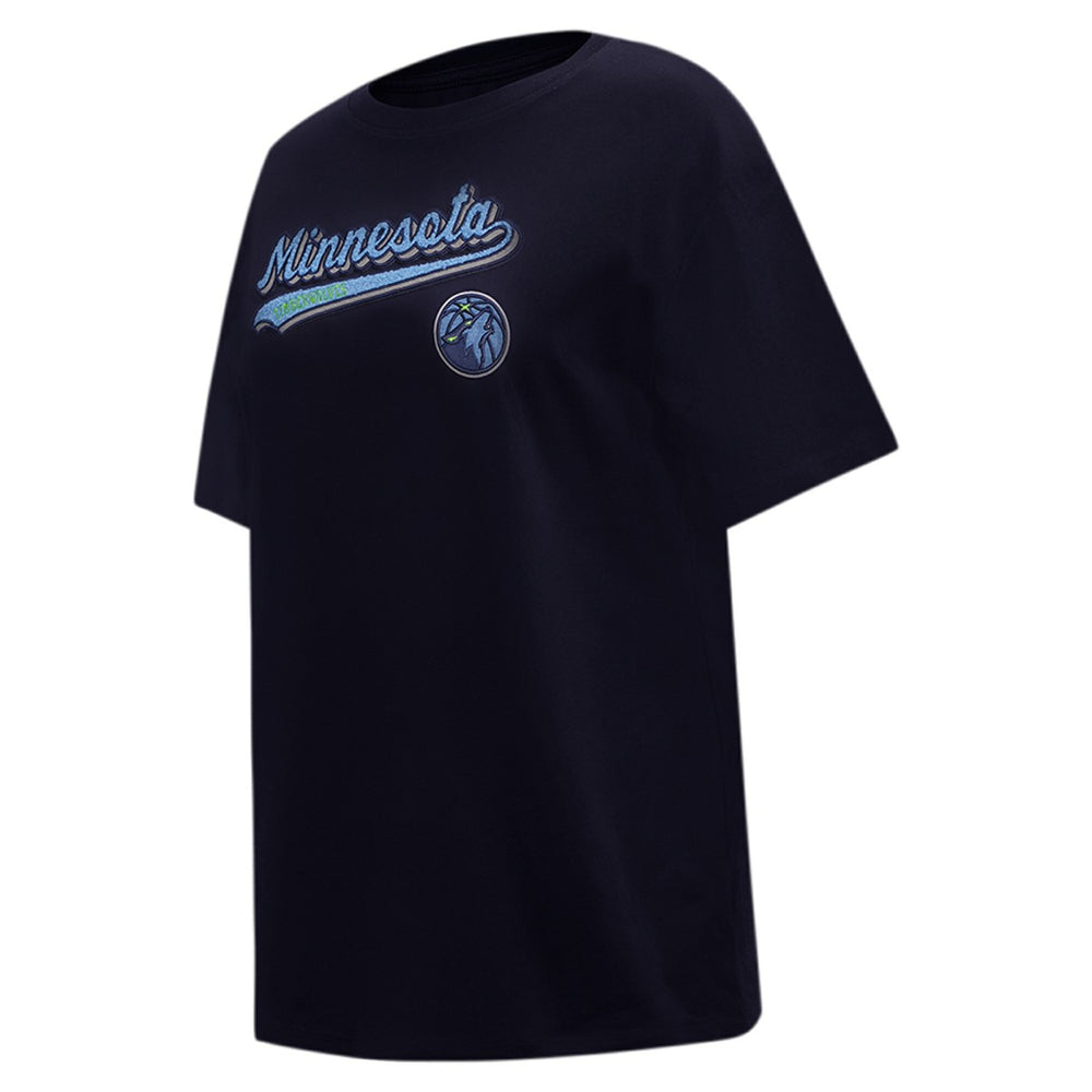 Minnesota Timberwolves Pro Standard Women's Script Boyfriend T-Shirt