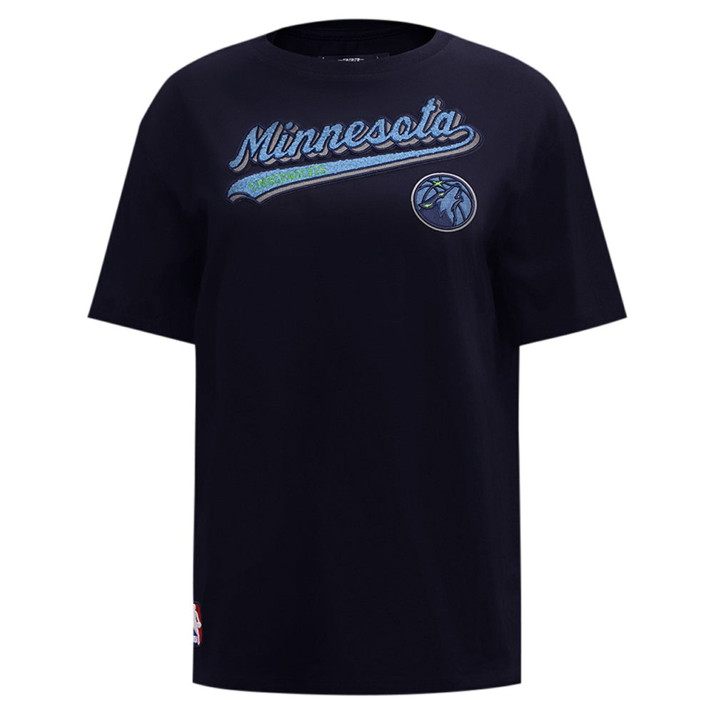 Minnesota Timberwolves Pro Standard Women's Script Boyfriend T-Shirt