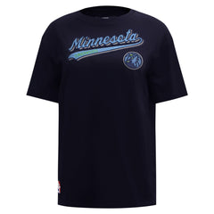 Minnesota Timberwolves Pro Standard Women's Script Boyfriend T-Shirt