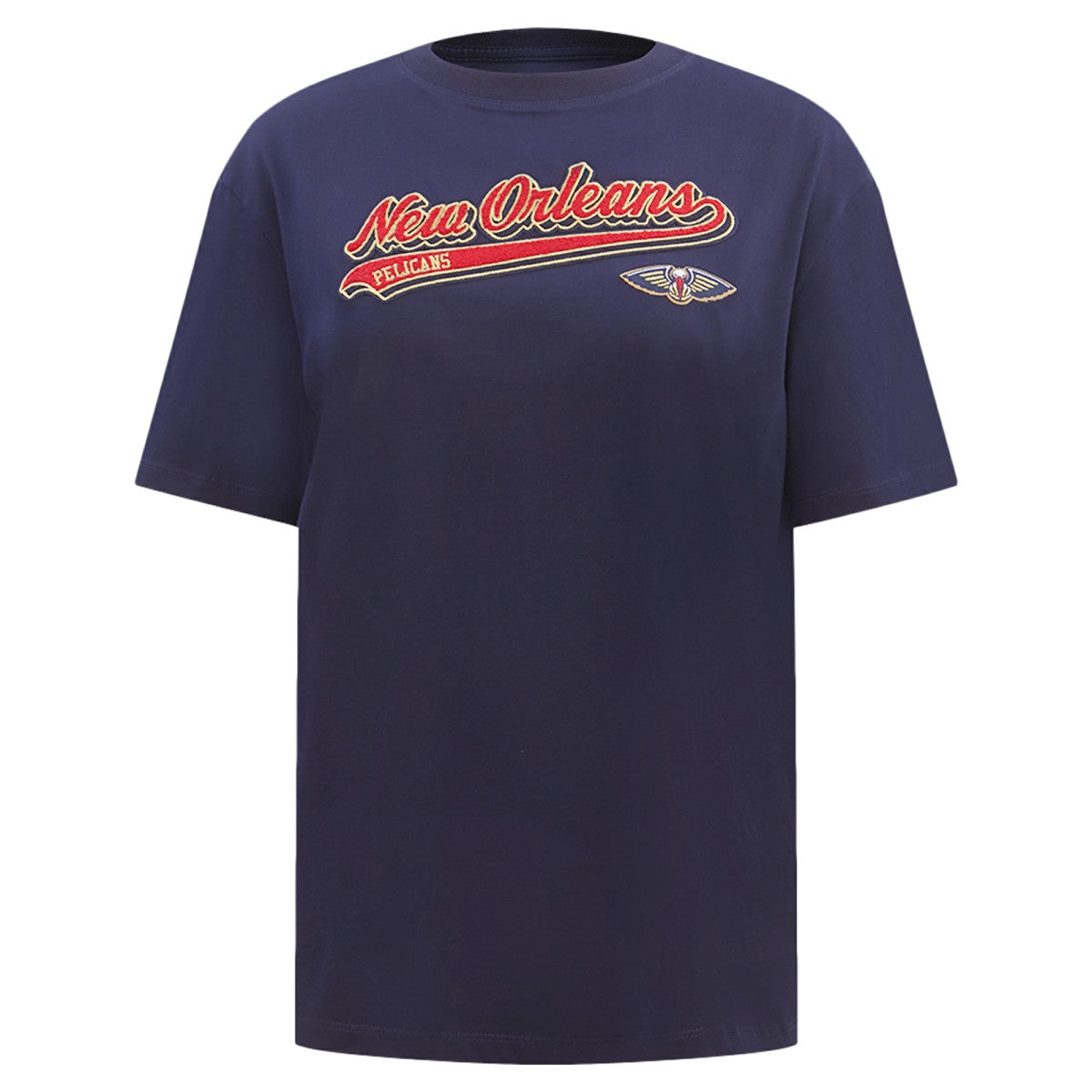 New Orleans Pelicans Pro Standard Women's Script Boyfriend T-Shirt