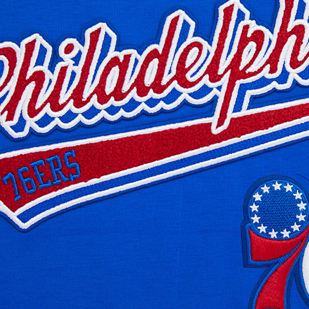 Philadelphia 76ers Pro Standard Women's Script Boyfriend T-Shirt