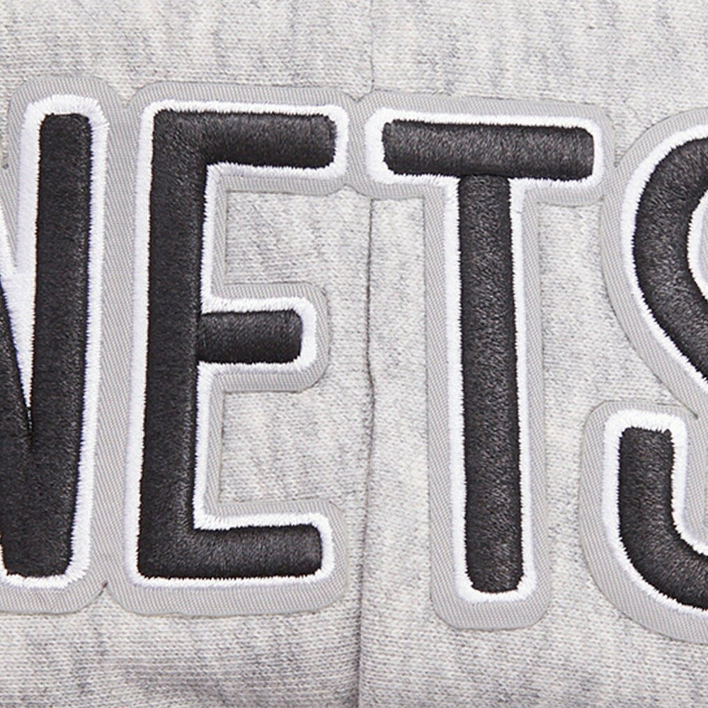 Brooklyn Nets Pro Standard Women's Script Tail Cropped Pullover Hoodie