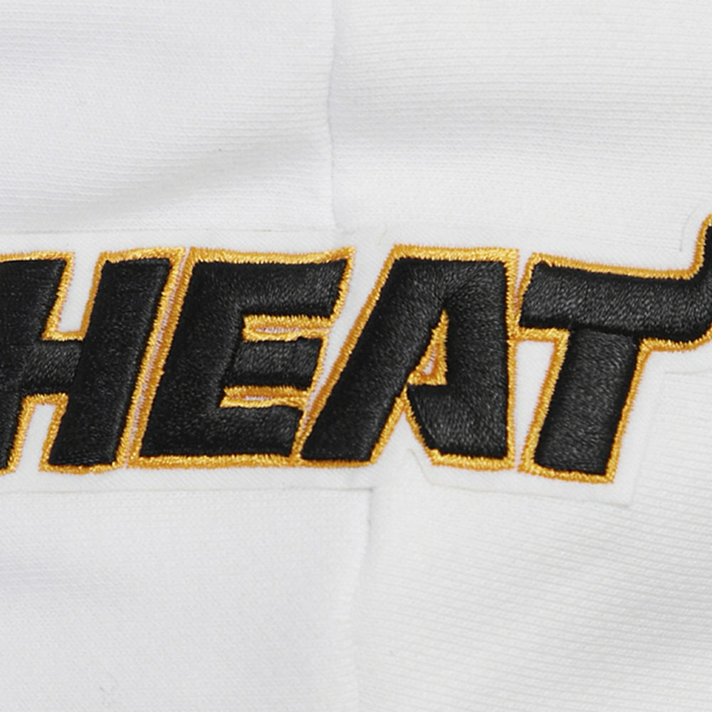Miami Heat Pro Standard Women's Script Tail Cropped Pullover Hoodie