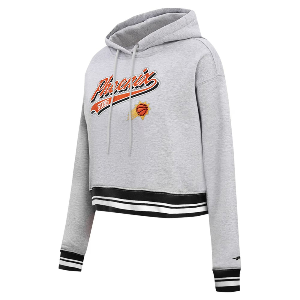 Phoenix Suns Pro Standard Women's Script Tail Cropped Pullover Hoodie