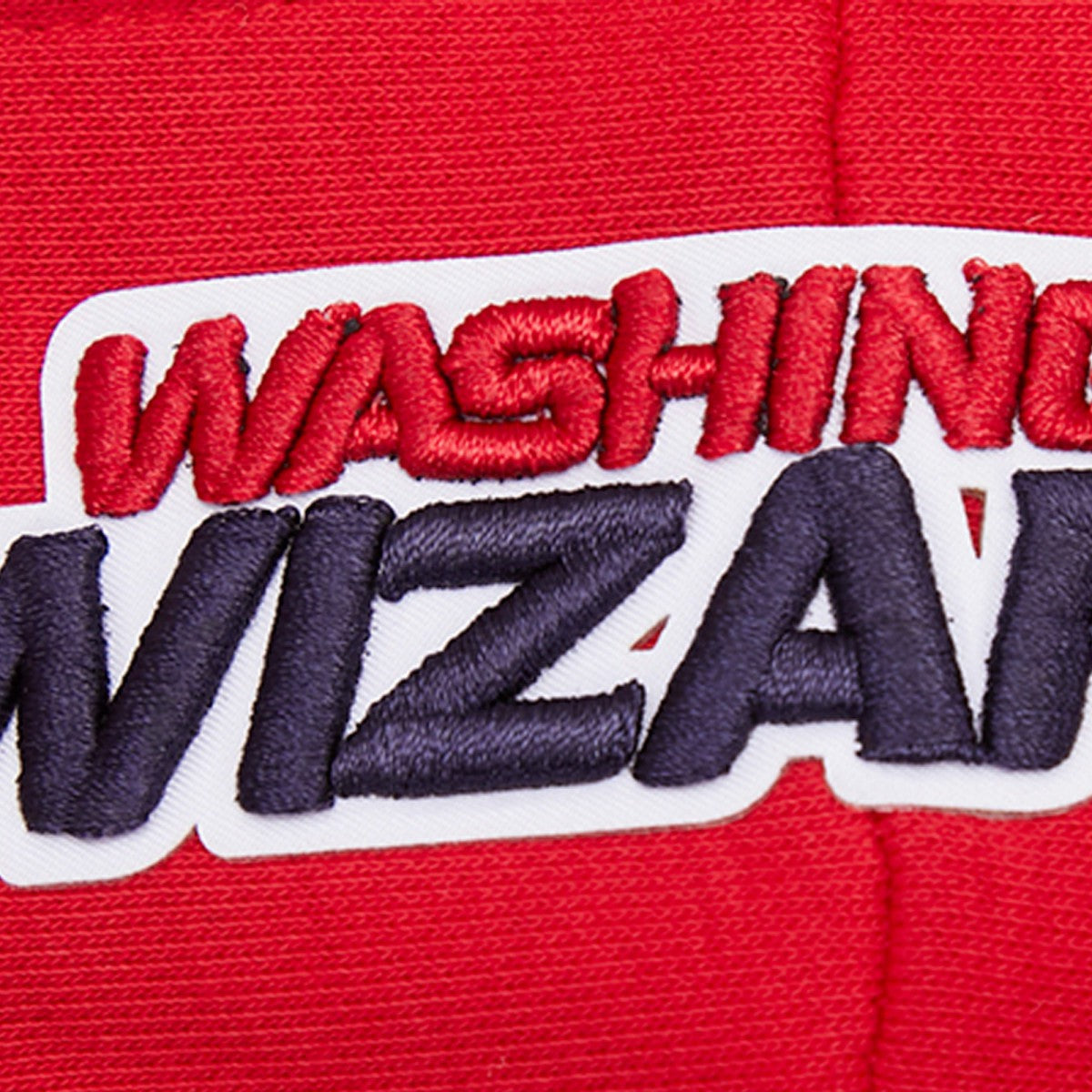 Washington Wizards Pro Standard Women's Script Tail Cropped Pullover Hoodie