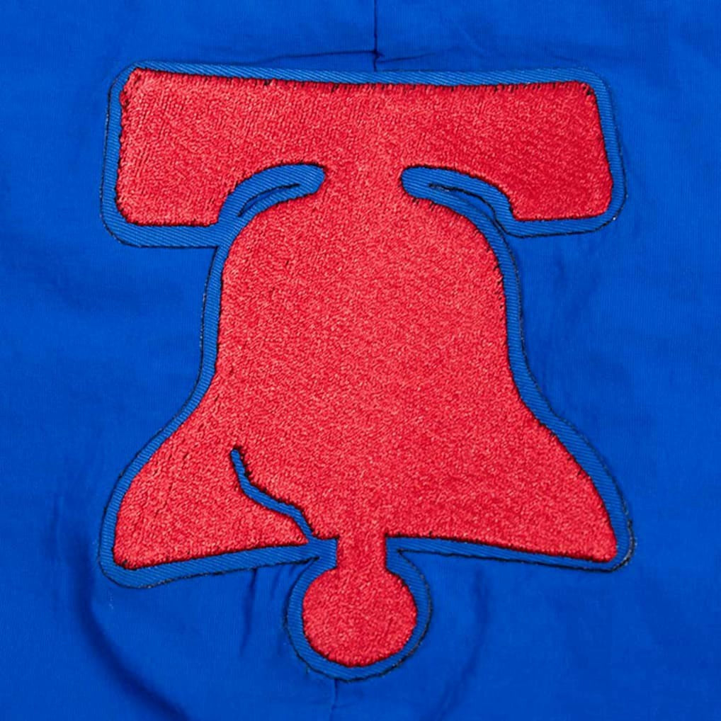 Philadelphia 76ers Pro Standard Classic Wind Woven Cropped Half-Zip Jacket
