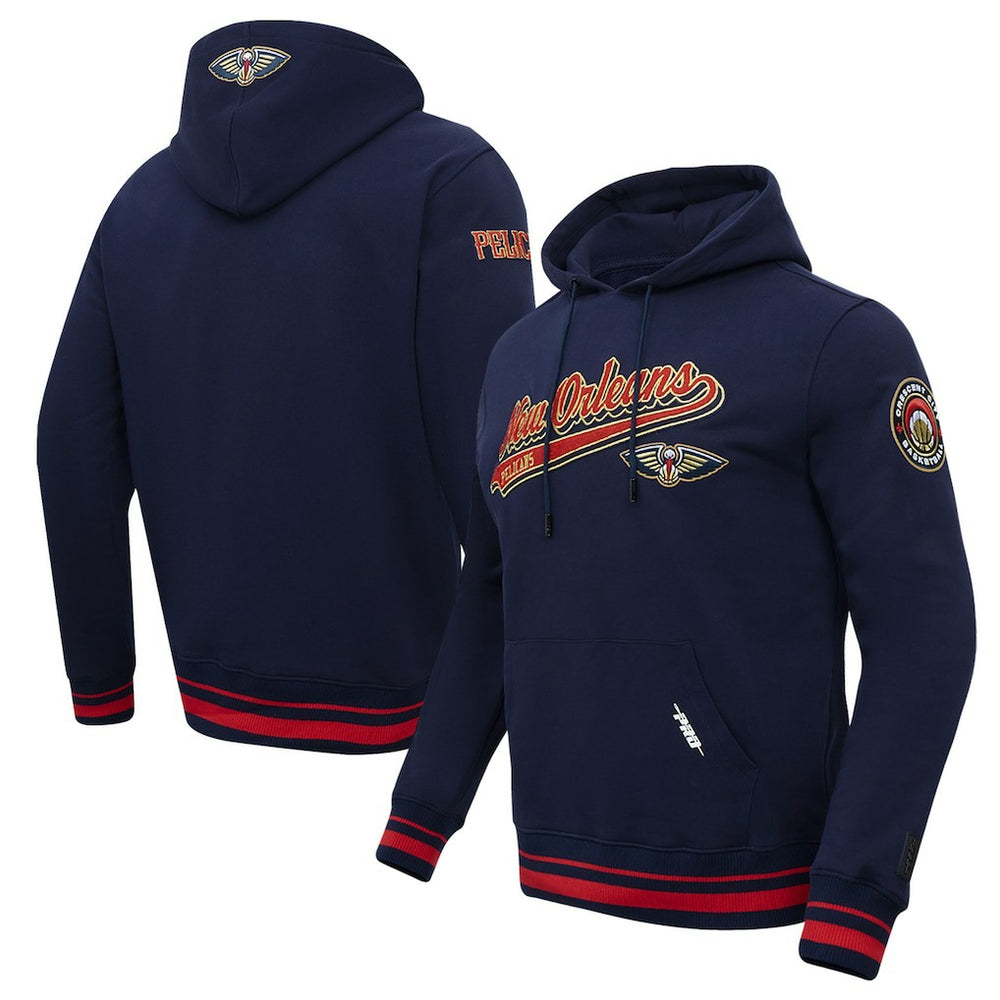 New Orleans Pelicans Pro Standard Script Tail Pullover Hoodie