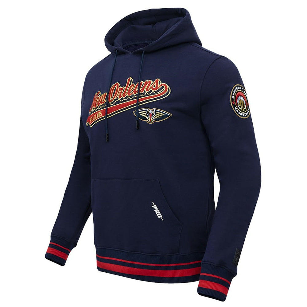 New Orleans Pelicans Pro Standard Script Tail Pullover Hoodie
