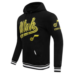 Utah Jazz Pro Standard Script Tail Pullover Hoodie