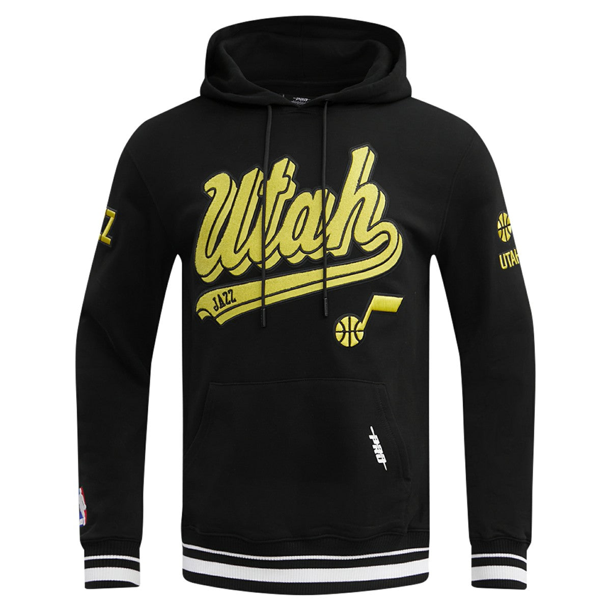 Utah Jazz Pro Standard Script Tail Pullover Hoodie