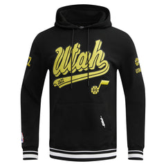 Utah Jazz Pro Standard Script Tail Pullover Hoodie
