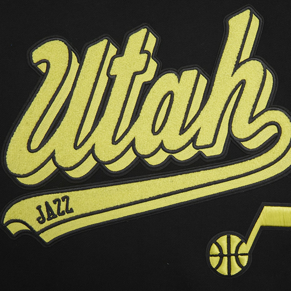 Utah Jazz Pro Standard Script Tail Pullover Hoodie