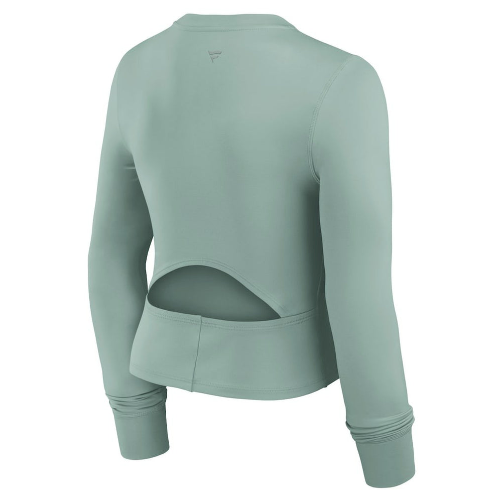 Women's Studio Fitted Long Sleeve Gym Top - Dallas Cowboys Tops