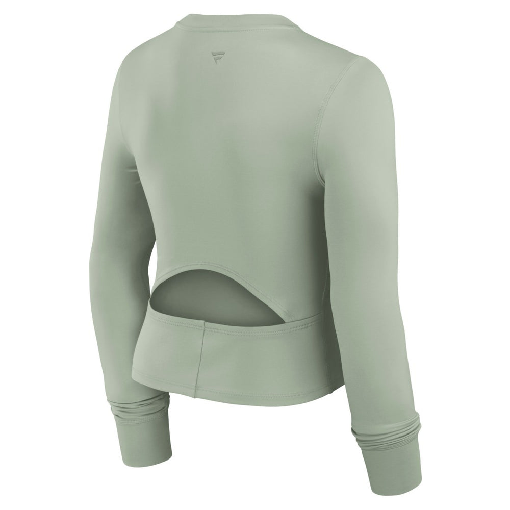 Women's Studio Fitted Long Sleeve Gym Top - Green Bay Packers Tops