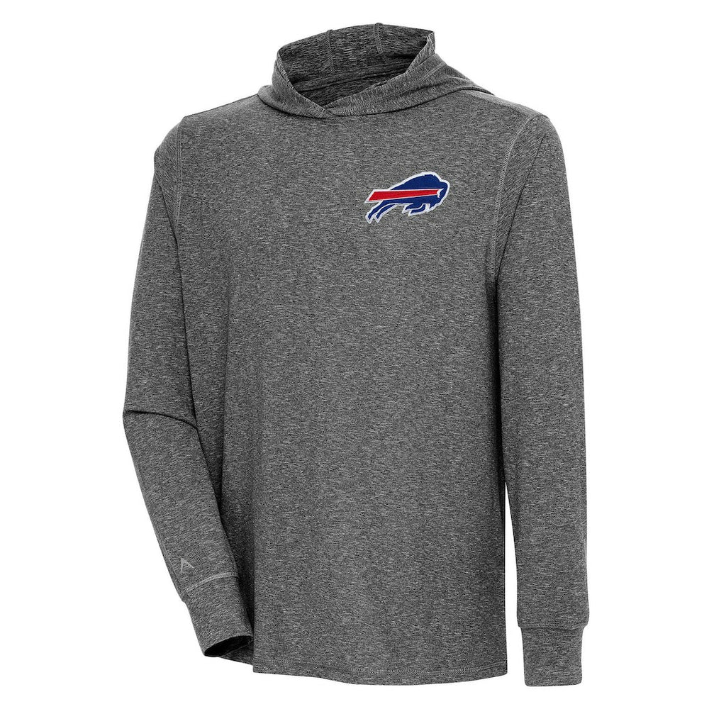 Antigua Saga Long Sleeve Hoodie T-Shirt - Buffalo Bills Hoodies