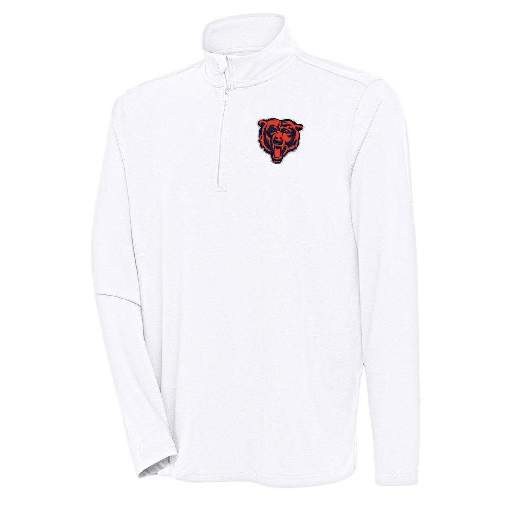 Antigua Hunk Quarter-Zip Pullover Top - Chicago Bears Pullover