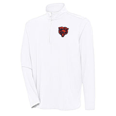 Antigua Hunk Quarter-Zip Pullover Top - Chicago Bears Pullover