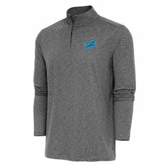 Antigua Hunk Quarter-Zip Pullover Top - Detroit Lions Pullover