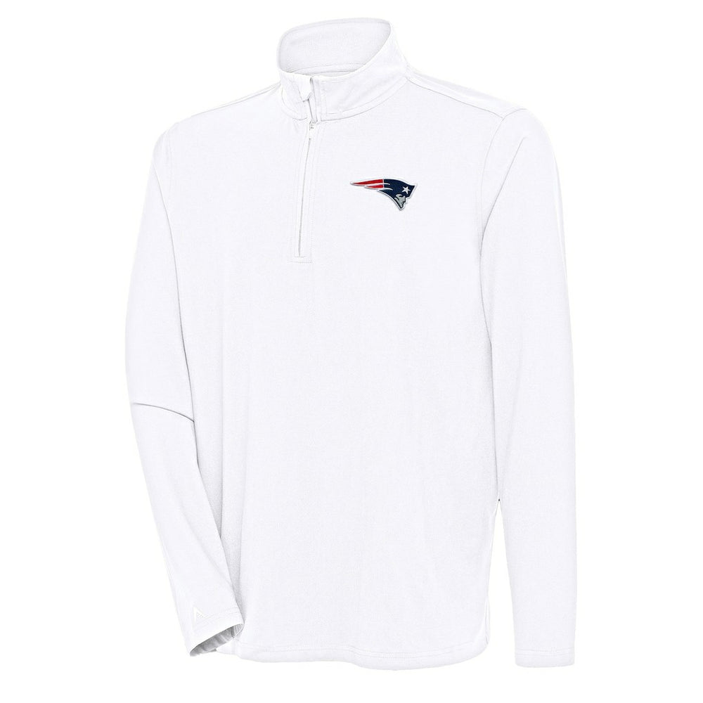 Antigua Hunk Quarter-Zip Pullover Top - New England Patriots Pullover