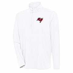 Antigua Hunk Quarter-Zip Pullover Top - Tampa Bay Buccaneers Pullover