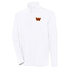 Antigua Hunk Quarter-Zip Pullover Top - Washington Commanders Pullover