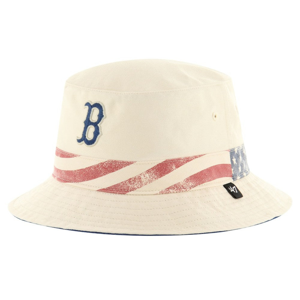 Khaki Boston Red Sox '47 Glory Daze Bucket Hat
