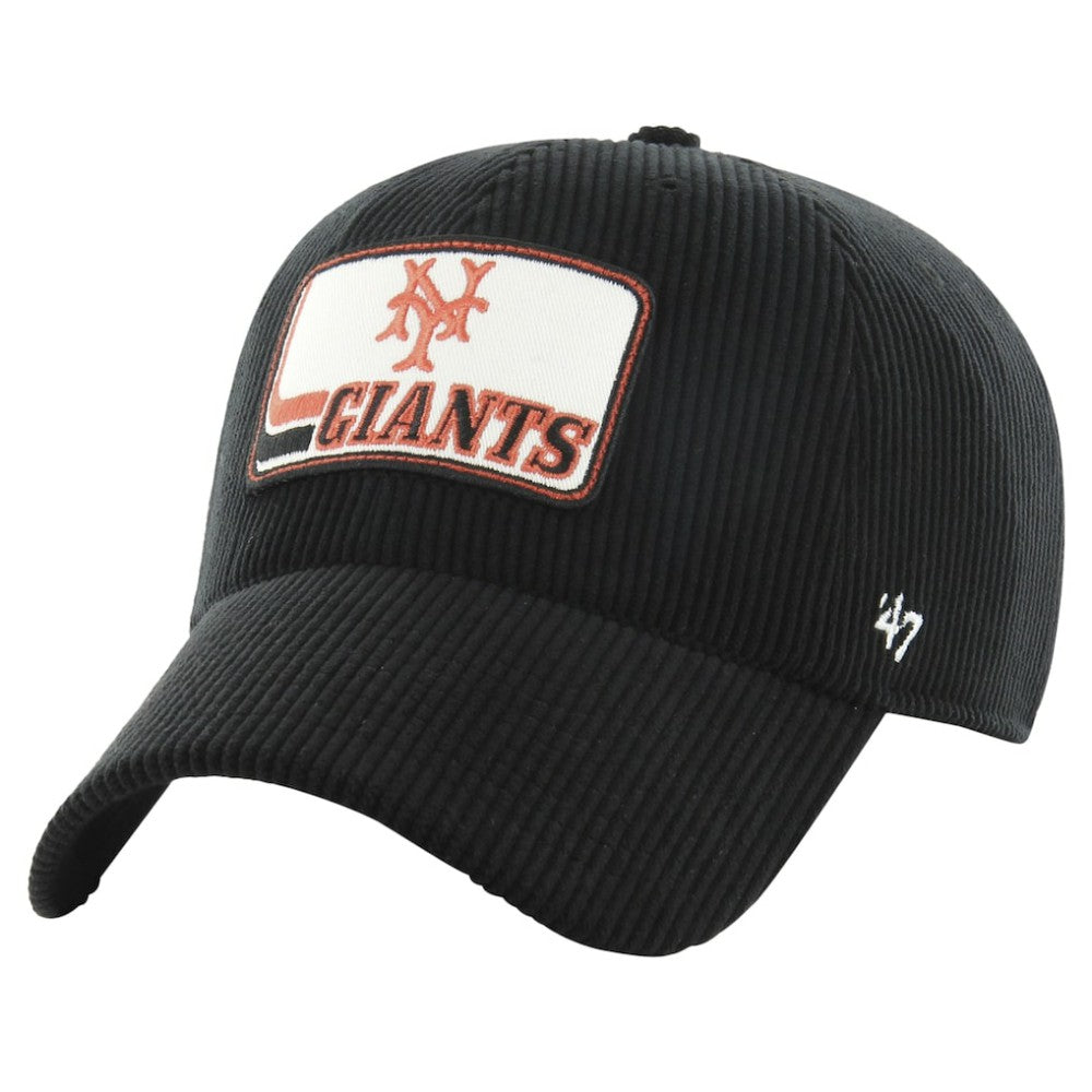 Black San Francisco Giants '47 Wax Pack Collection Corduroy Clean Up Adjustable Hat