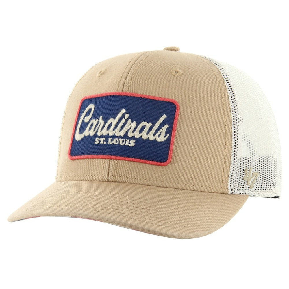 Khaki St. Louis Cardinals '47 Glory Daze Trucker Adjustable Hat