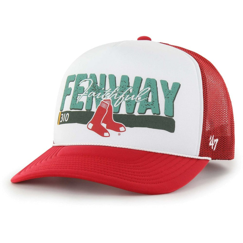 Red Boston Red Sox '47 Retro Region Foam Trucker Adjustable Hat