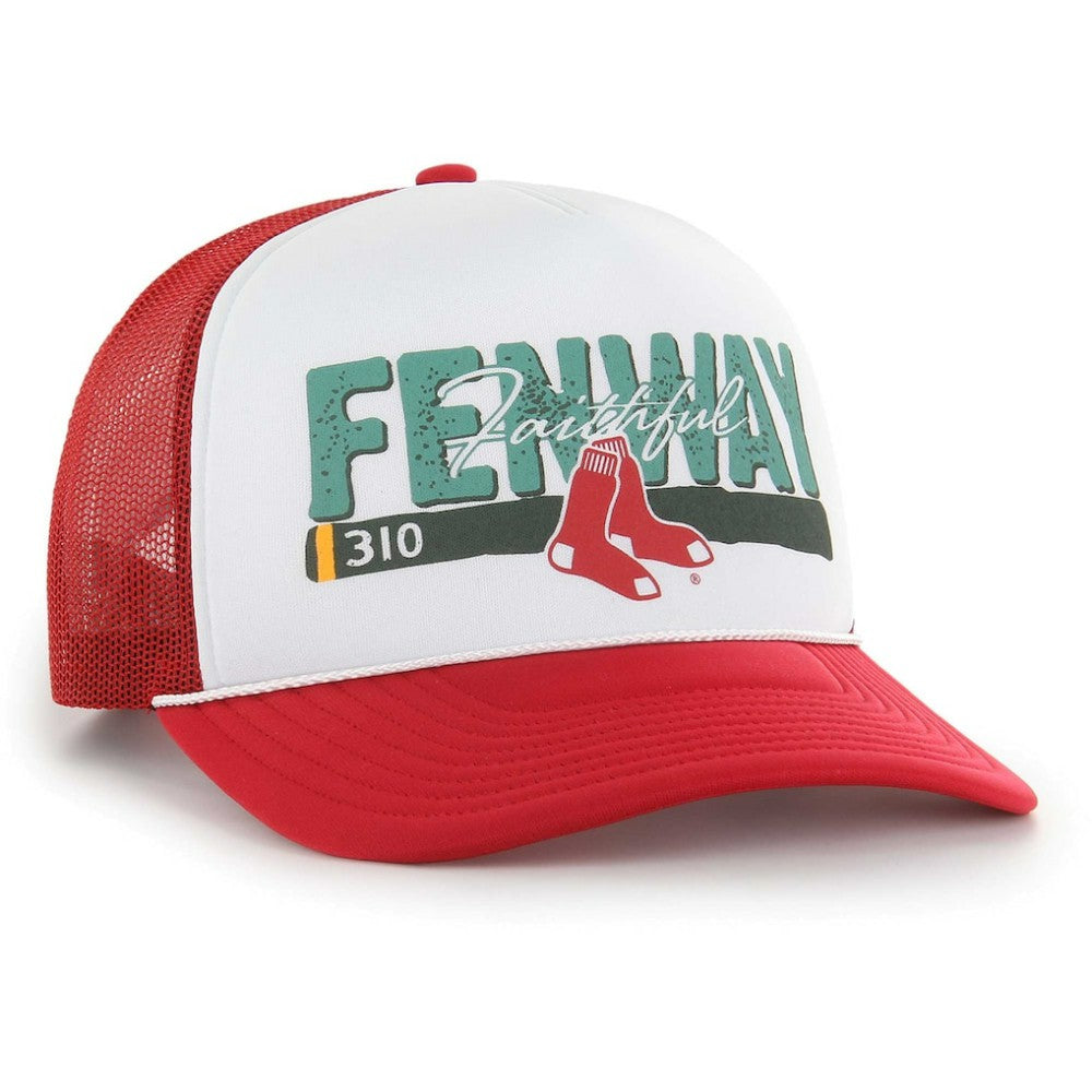Red Boston Red Sox '47 Retro Region Foam Trucker Adjustable Hat