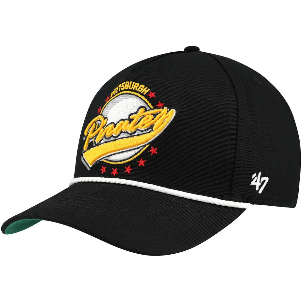 Black Pittsburgh Pirates '47 Wax Pack Collection Premier Hitch Adjustable Hat
