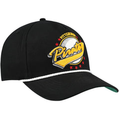 Black Pittsburgh Pirates '47 Wax Pack Collection Premier Hitch Adjustable Hat