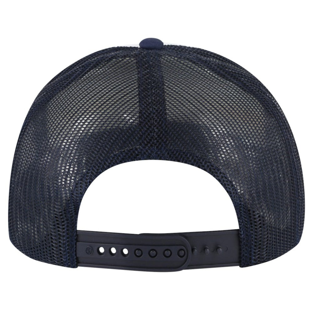 White/Navy Boston Red Sox '47 Cooperstown Collection Wax Pack Express Trucker Adjustable Hat
