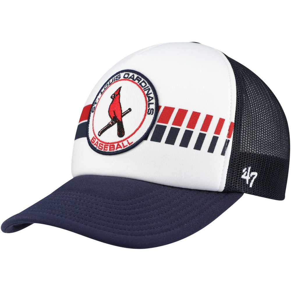 White/Navy St. Louis Cardinals '47 Cooperstown Collection Wax Pack Express Trucker Adjustable Hat