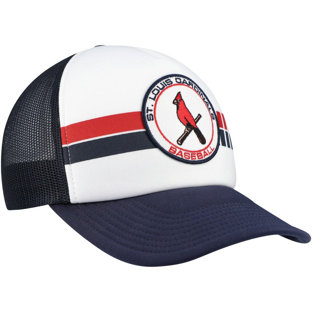 White/Navy St. Louis Cardinals '47 Cooperstown Collection Wax Pack Express Trucker Adjustable Hat
