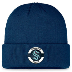 NHL Seattle Kraken Fanatics Authentic Pro Training Camp Cuffed Knit Hat