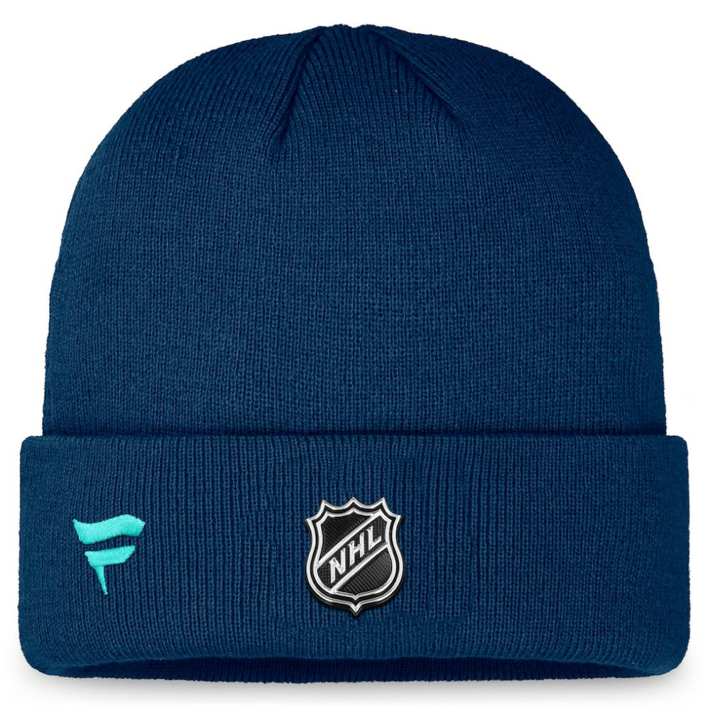 NHL Seattle Kraken Fanatics Authentic Pro Training Camp Cuffed Knit Hat