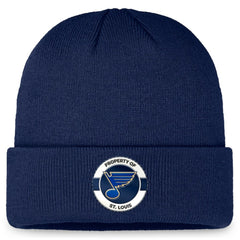 NHL St. Louis Blues Fanatics Authentic Pro Training Camp Cuffed Knit Hat